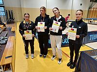 Artykuł: Zawodniczki KS AZS UWM zdobyły 3 medale na Grand Prix Warmii i Mazur w tenisie stołowym