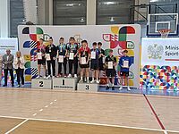 Artykuł: Adam Stachowiak reprezentant klubu AZS UWM brązowym medalistą Mistrzostw Polski Kadetów w tenisie stołowym.