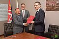 Prezydent Olsztyna podpisuje umowę na dofinansowanie projektu