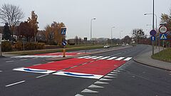 Aktywne przejście dla pieszych przy ul. Sielkiej