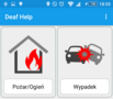 Fragment ekranu z uruchomioną aplikacją Deaf Help