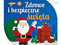 na zdjęciu: plakat z mikołajem