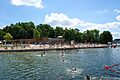 Plaża na terenie CRS Ukiel