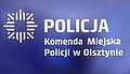Logo Komendy Miejskiej Policji w Olsztynie