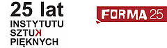 Banner reklamujący wystawę "Forma 25"