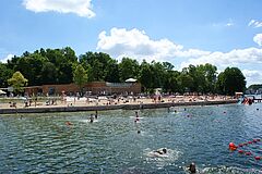 Plaża w Centrum Rekreacyjno-Sportowym Ukiel