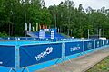 Start i meta zawodów triathlonowych