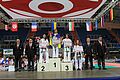 na zdjęciu sportowcy z klubu karate